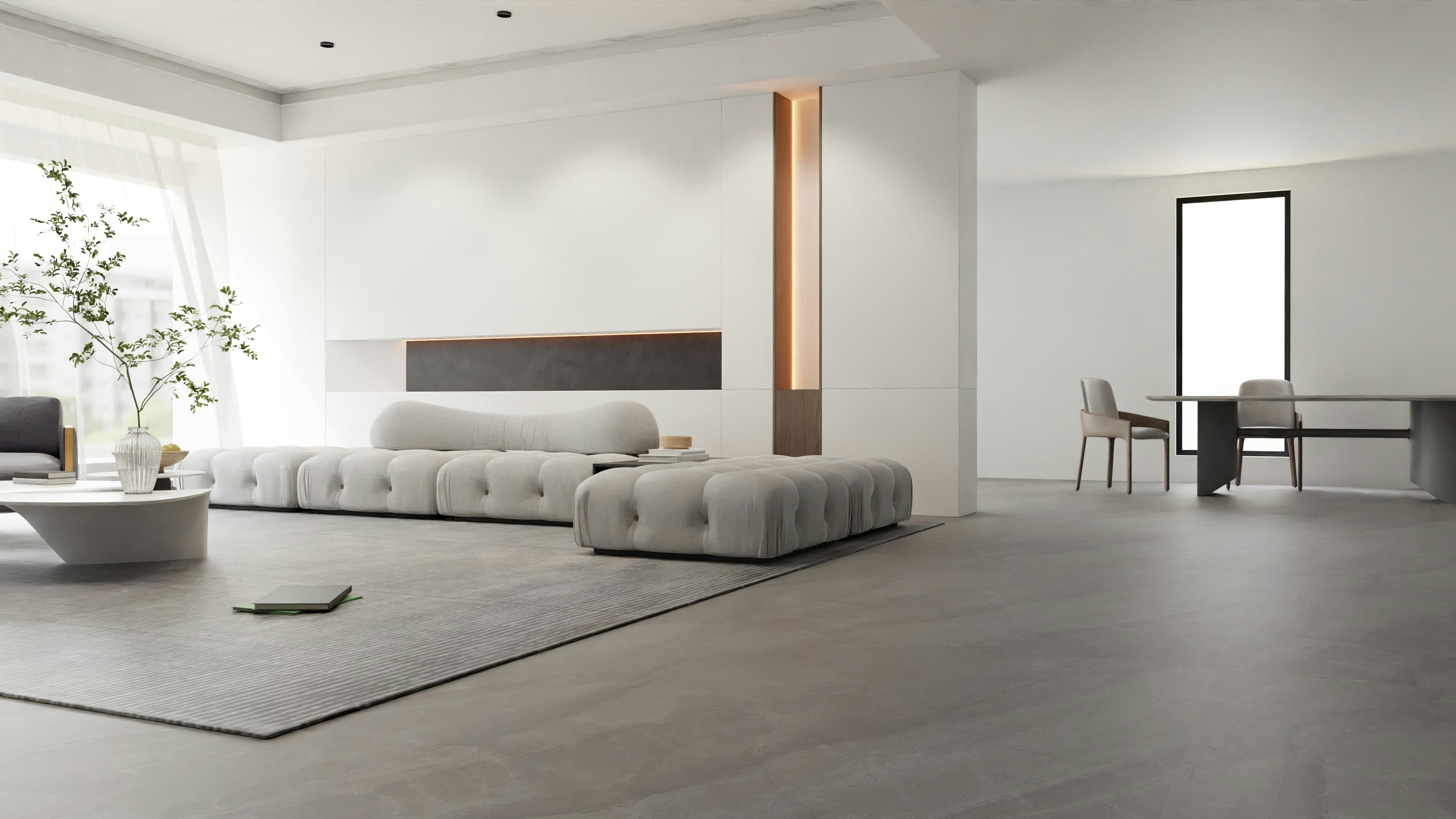 A beautifully designed modern interior space